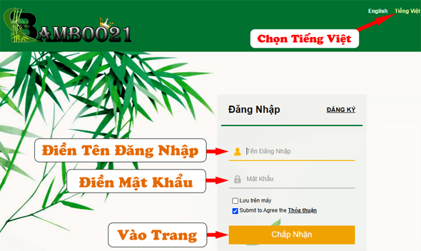 dang nhap bamboo21